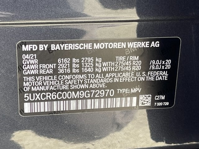 2021 BMW X5 xDrive40i | Premium Pkg 2 | 20" V Spoke Wheels